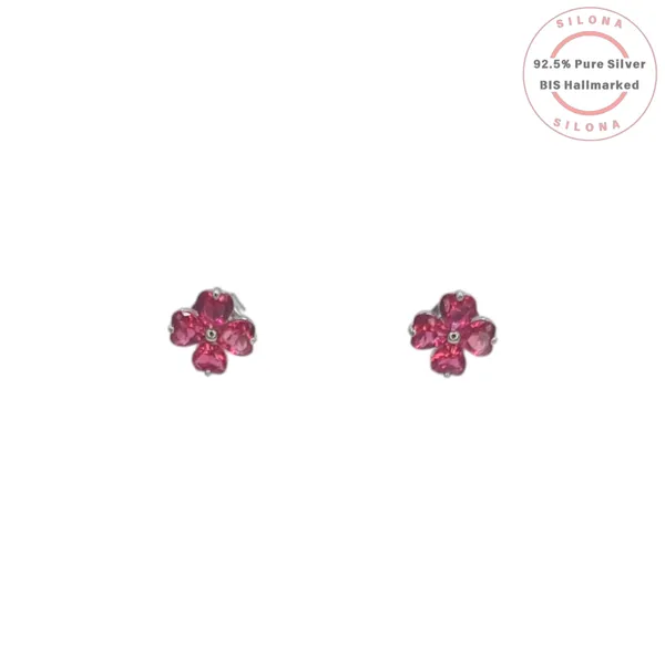 Ruby_Hued_Clover_Stud_Earrings_Default_Title