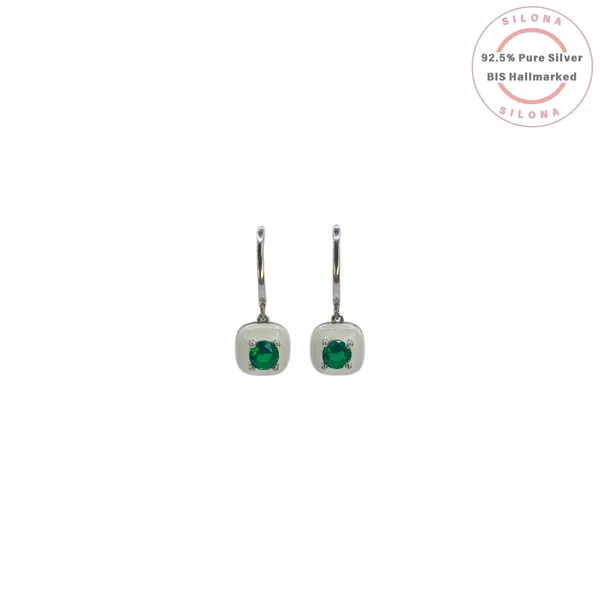 Enamel_Emerald_Hue_Huggie_Earrings_Default_Title