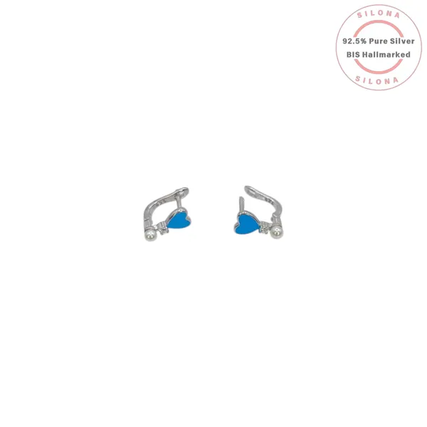 Enamel_Blue_Heart_Pearl_Huggie_Earrings_Default_Title