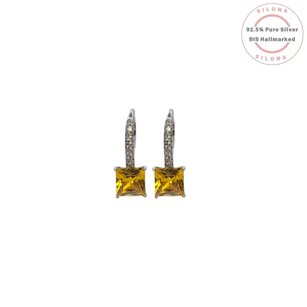 Radiant_Canary_Yellow_Huggie_Drop_Earrings_Default_Title