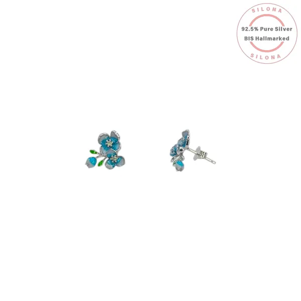 Enamel_Teal_Bloom_Stud_Earrings_Default_Title