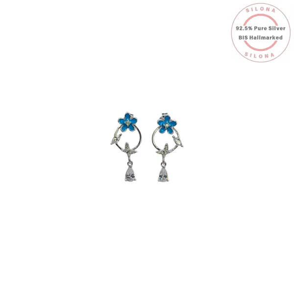 Enamel_Blue_Flower_Drop_Earrings_Default_Title