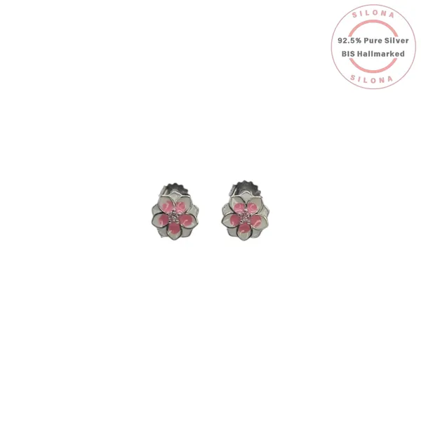 Enamel_Blossom_Pink_Flower_Stud_Earrings_Default_Title