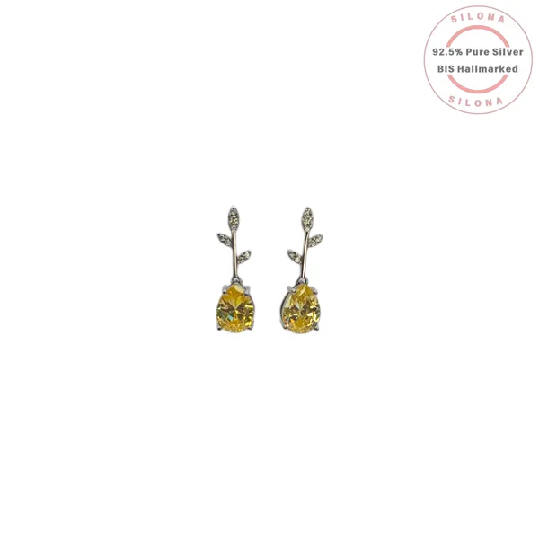 Canary_Vine_Pear_Cut_Drop_Earrings_Default_Title