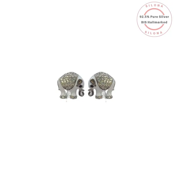Enamel_Elephant_Stud_Earrings_Default_Title