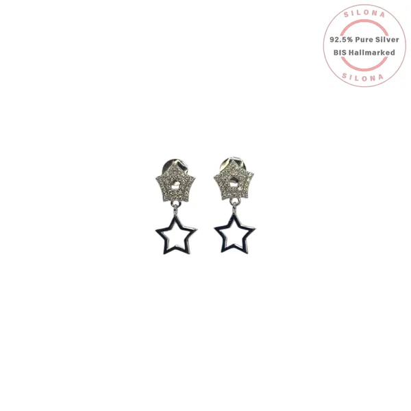Sparkling_Double_Star_Dangle_Earrings_Default_Title