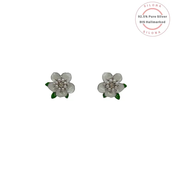 Enamel_Blossom_Pearl_Studs_Default_Title