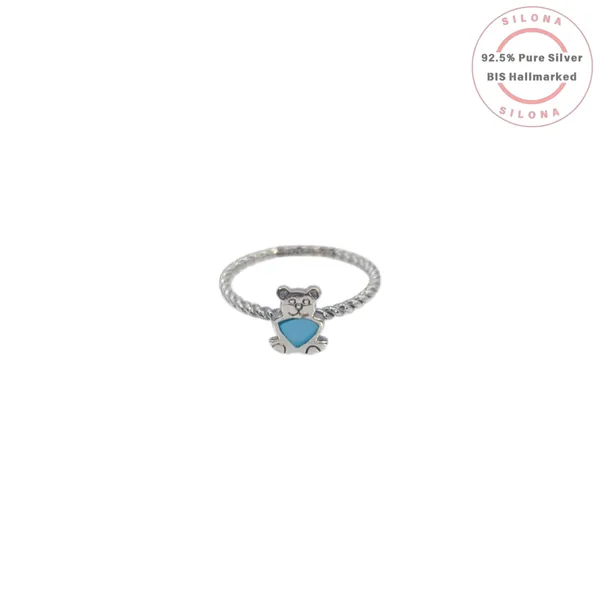 Playful_Teddy_Bear_Turquoise_Heart_Ring