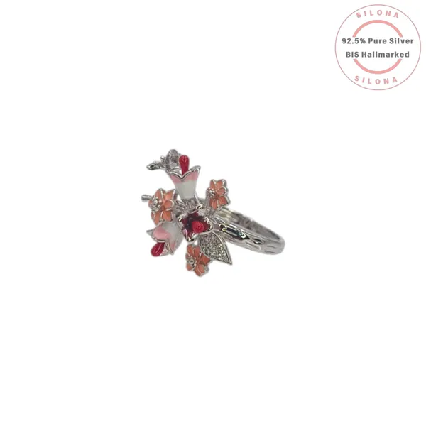 Enamel_Hummingbird_Flower_Bouquet_Ring