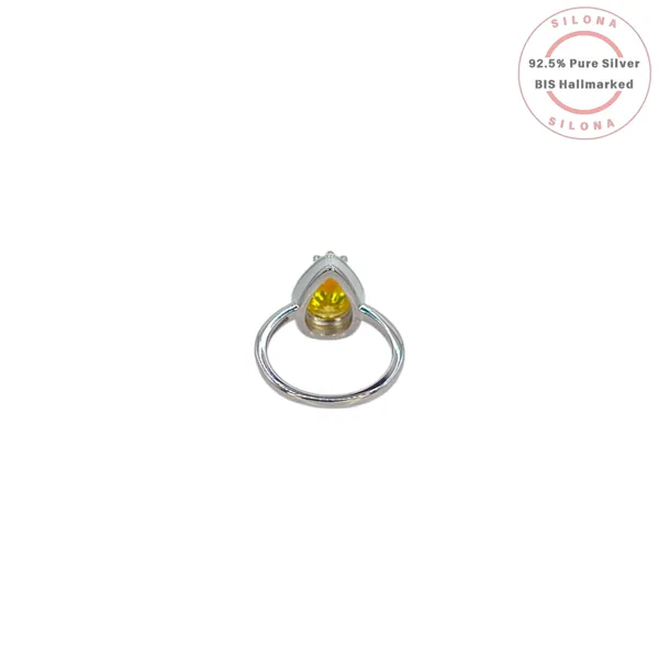 Modern_Canary_Yellow_Pear_Cut_Ring
