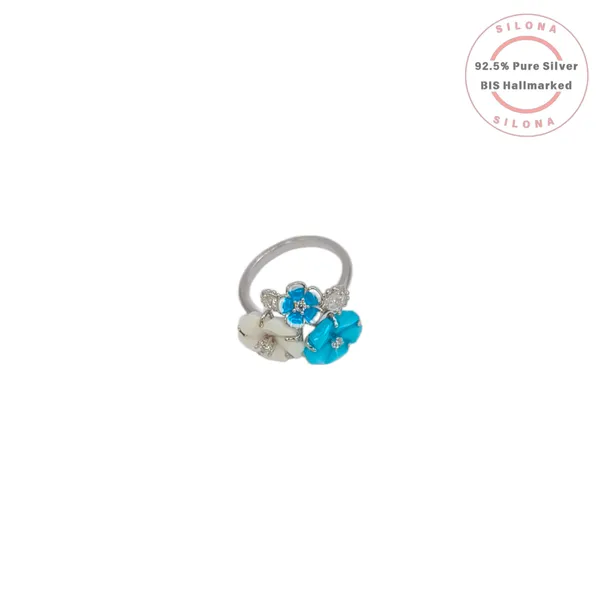 Turquoise_Pearl_Floral_Cluster_Ring
