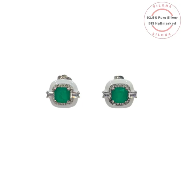Emerald_Hue_Enamel_Studs_Green