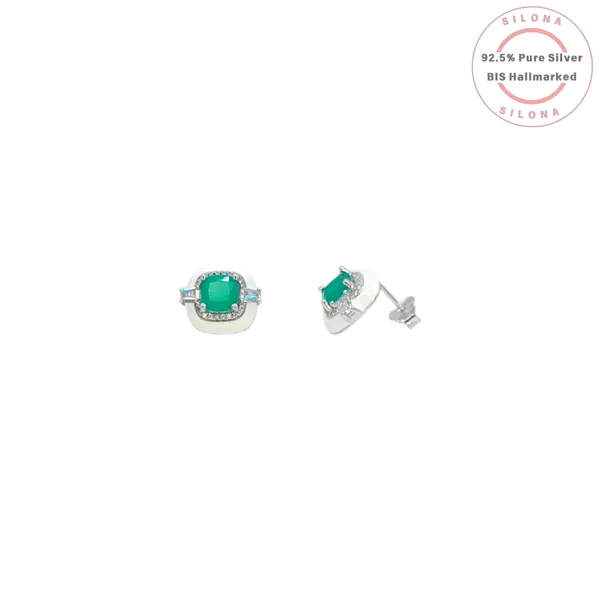 Emerald_Hue_Enamel_Studs_Green