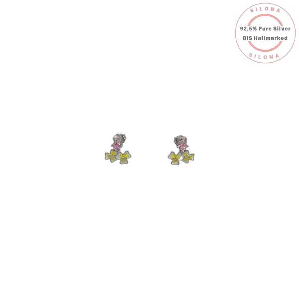Dainty_Enamel_Frangipani_Stud_Earrings_Clear