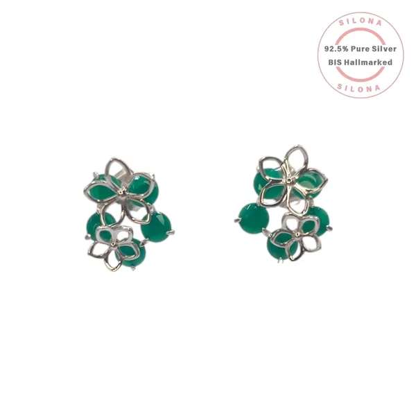 Bloom_Floral_Cluster_Studs_Blue