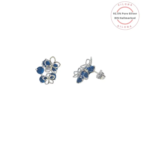 Bloom_Floral_Cluster_Studs_Blue
