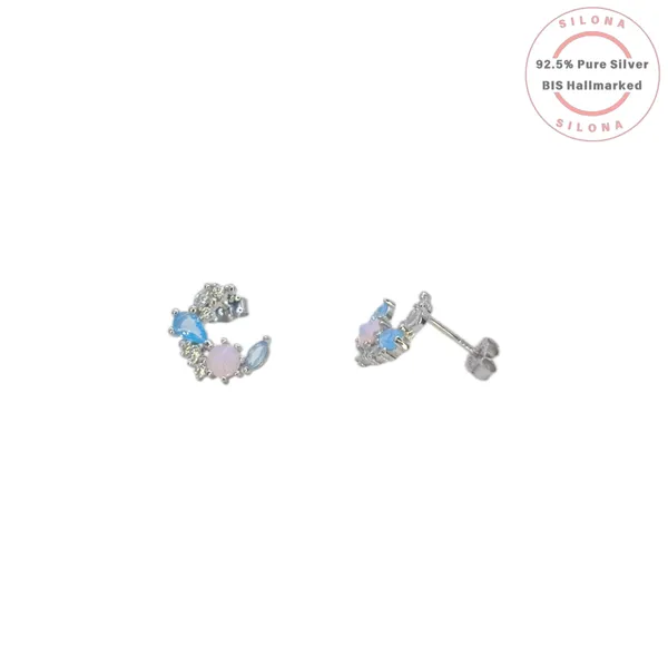 Pastel_Aurora_Crescent_Moon_Studs_Pink