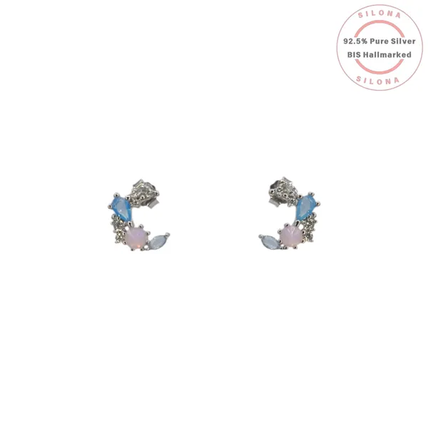 Pastel_Aurora_Crescent_Moon_Studs_Red