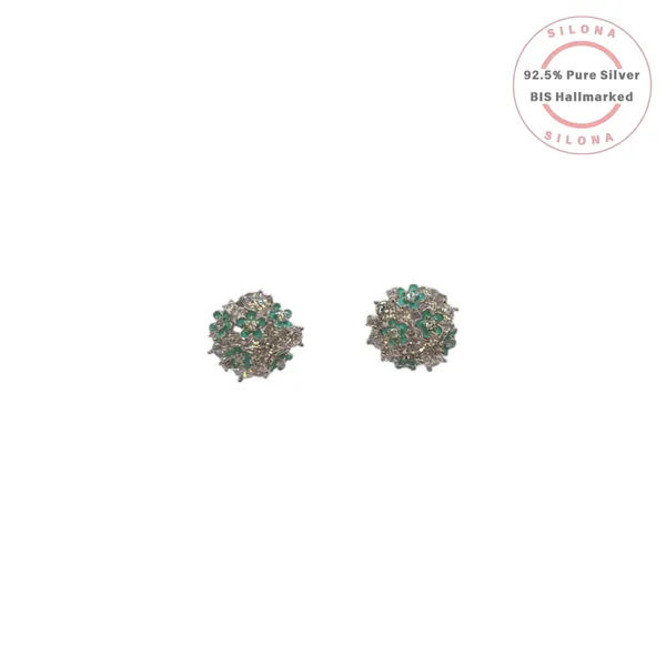Enamel_Bloom_Floral_Stud_Earrings_Green