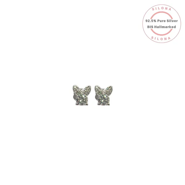 Bunny_Diamond_Look_Stud_Earrings_Beige