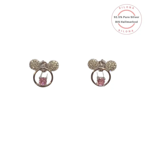 Mickey_Mouse_Motif_Solitaire_Earrings_Blue