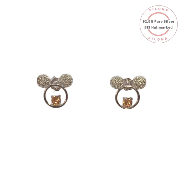 Mickey_Mouse_Motif_Solitaire_Earrings_Blue