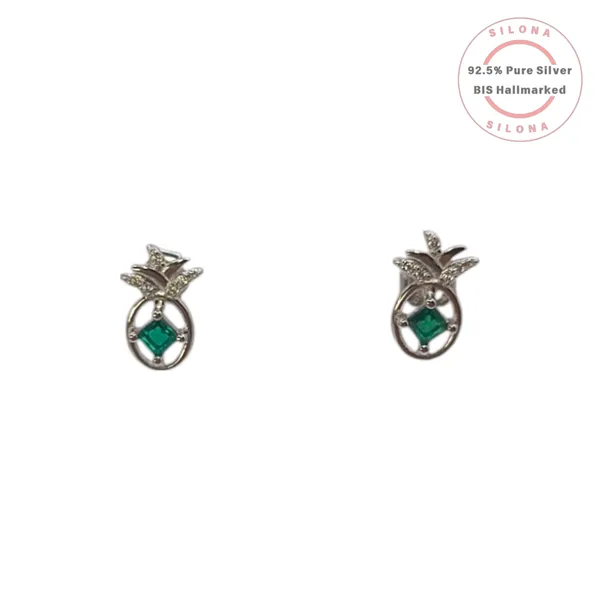 Pineapple_Stud_Earrings_Beige