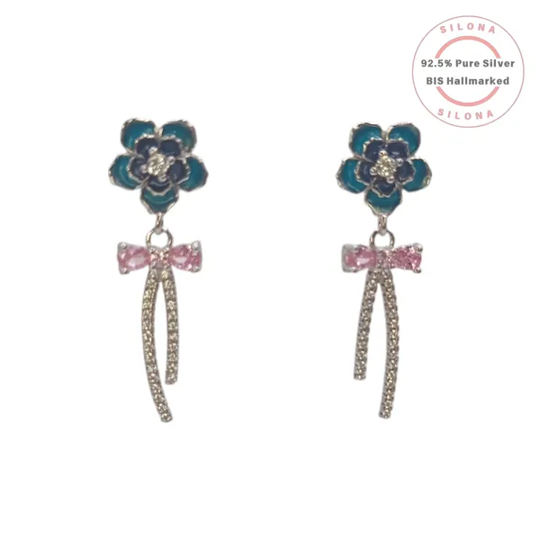Azure_Blossom_Bow_Drop_Earrings_Pink