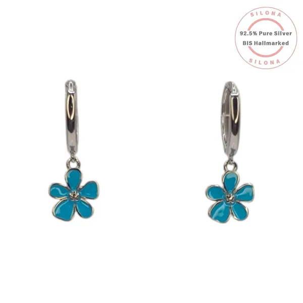 Bloom_Enamel_Huggie_Earrings_Red
