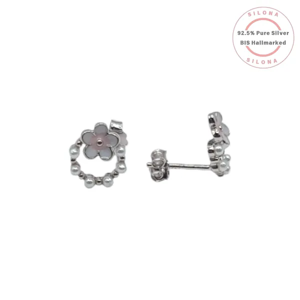 Dainty_Flower_Pearl_Stud_Earrings_Blue