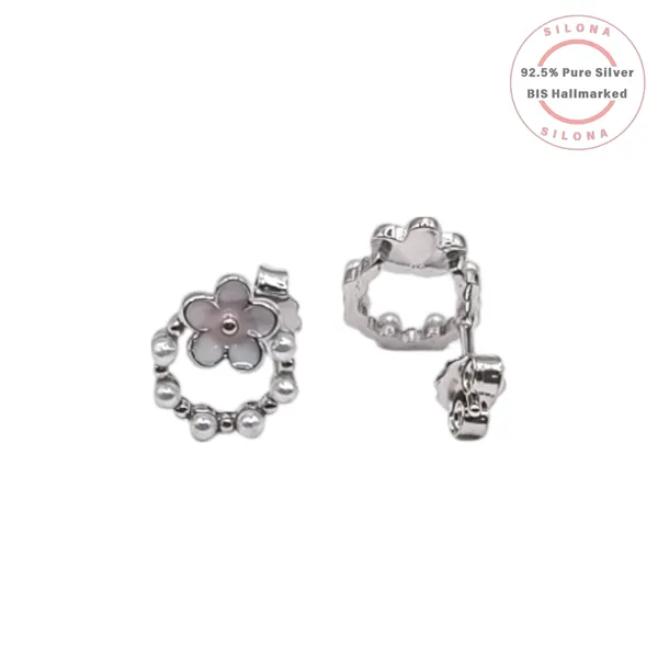Dainty_Flower_Pearl_Stud_Earrings_Pink