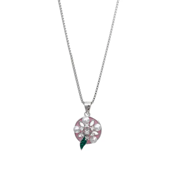 Silver_Pink_Enamel_Pearl_Flower_Pendant_Necklace_Default_Title