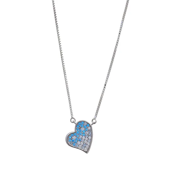 Silver_Gradient_Blue_Crystal_Heart_Necklace_Default_Title