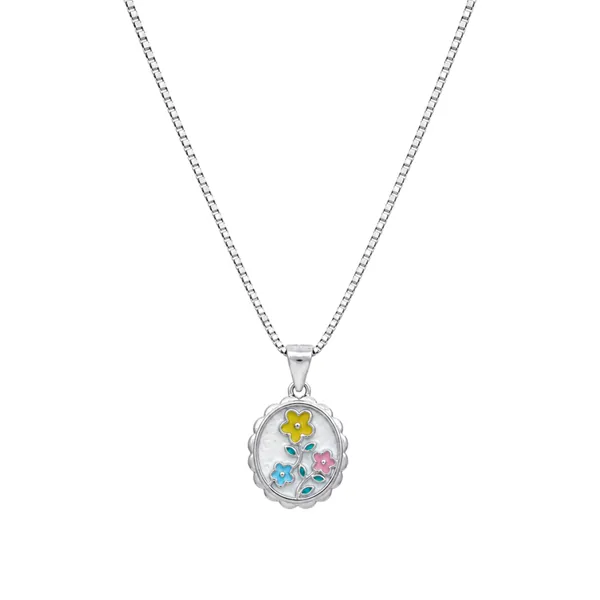 Silver_Pastel_Floral_Enamel_Oval_Necklace_Default_Title