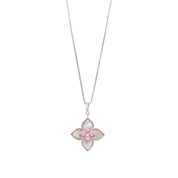 Silver_Pink_Coral_Flower_Pendant_Necklace_Default_Title