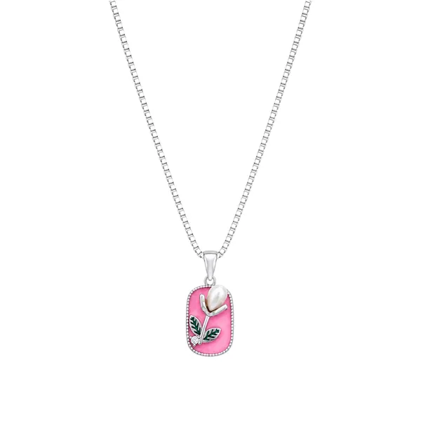 Silver_Enamel_Rose_Pearl_Rectangular_Necklace_Default_Title