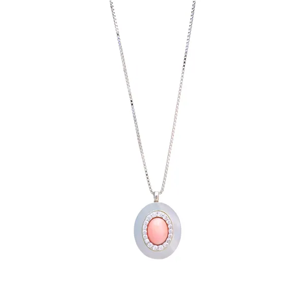 Silver_Mother_Of_Pearl_Halo_Necklace_Default_Title