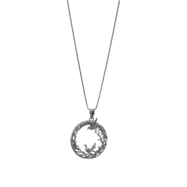 Silver_Openwork_Dove_Floral_Circle_Necklace_Default_Title