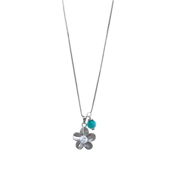 Silver_Flower_And_Blue_Gem_Pendant_Default_Title