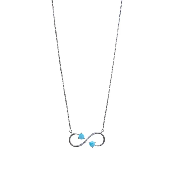 Silver_Infinity_Blue_Gemstone_Necklace_Default_Title