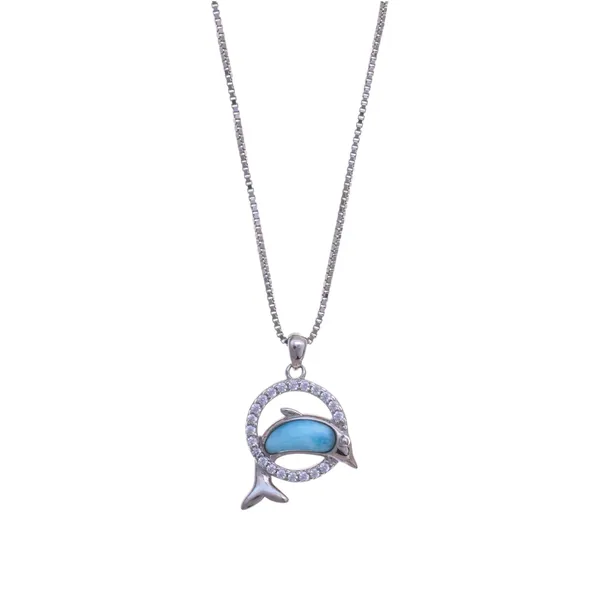 Silver_Dolphin_Circle_Pendant_Necklace_Default_Title