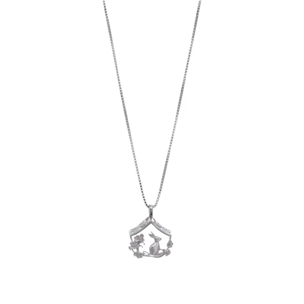 Silver_Bunny_In_Garden_Pendant_Necklace_Default_Title
