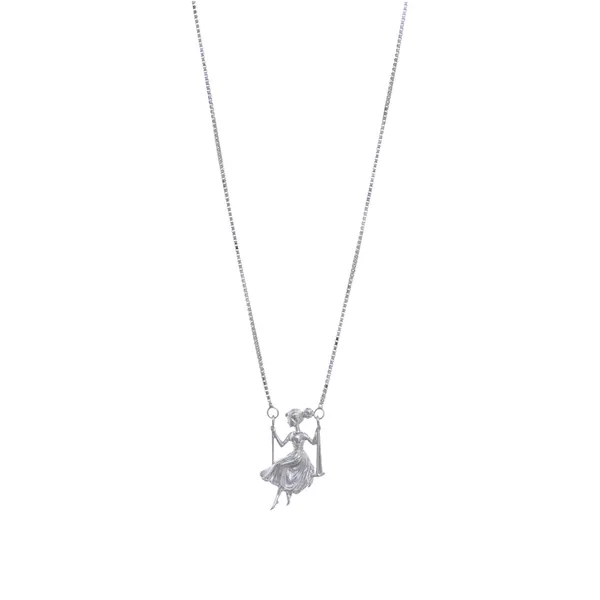 Whimsical_Girl_On_Swing_Silver_Pendant_Necklace_Default_Title