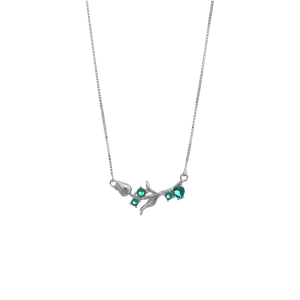 Emerald_Green_Gemstone_Floral_Branch_Necklace_Default_Title