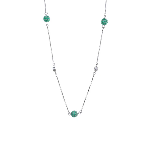 Emerald_Green_Pave_Sphere_Station_Necklace_Default_Title