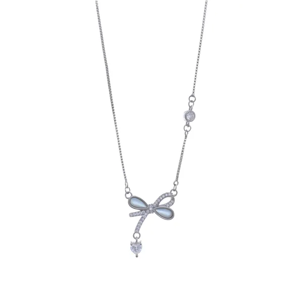 Mother_Of_Pearl_Bow_Silver_Pendant_Default_Title