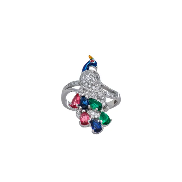 Enchanted_Peacock_Silver_Ring_Default_Title
