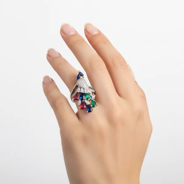 Enchanted_Peacock_Silver_Ring_Default_Title