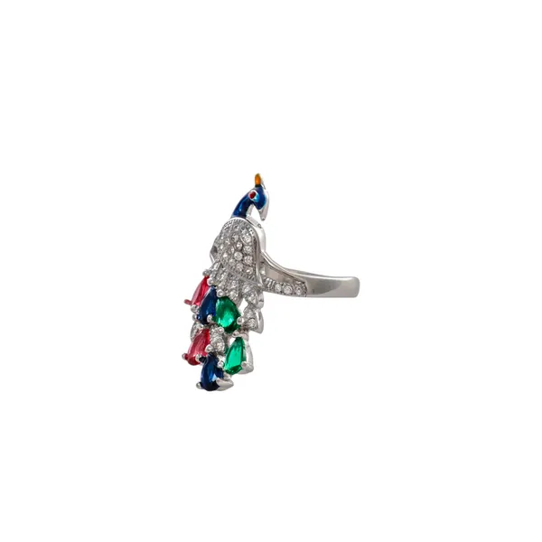 Enchanted_Peacock_Silver_Ring_Default_Title