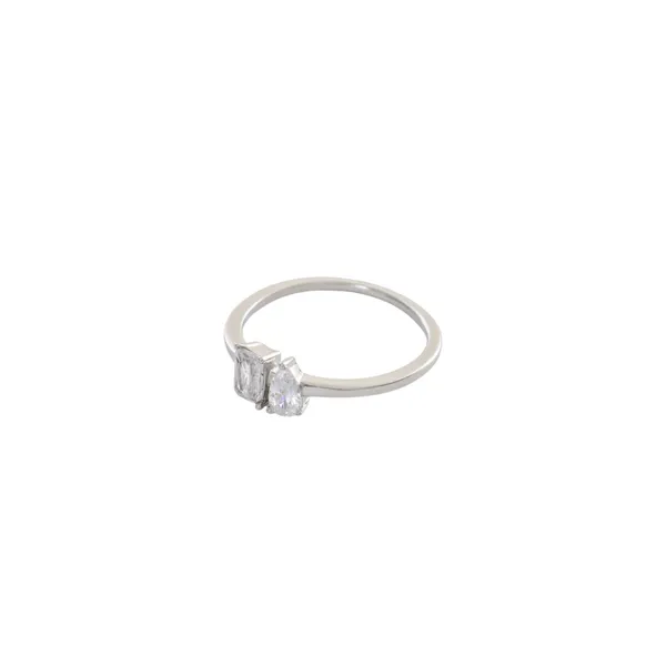 Toi_Et_Moi_Emerald_Pear_Silver_Ring_Default_Title